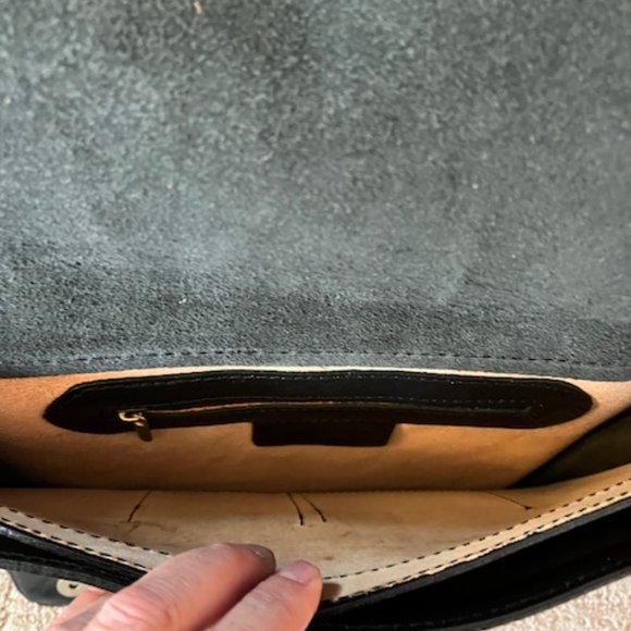 Leather Shoulder/Crossover Bag from Italy